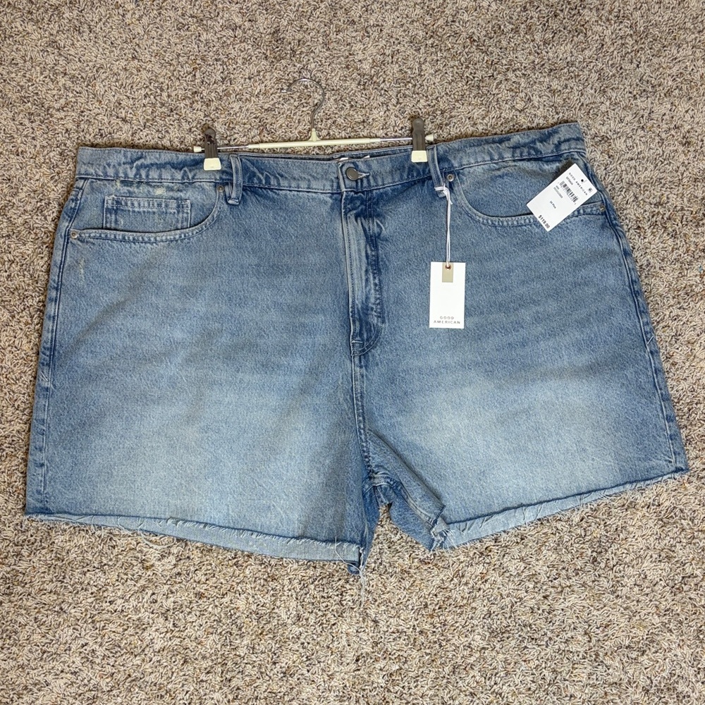 Good American Blue Jean Shorts